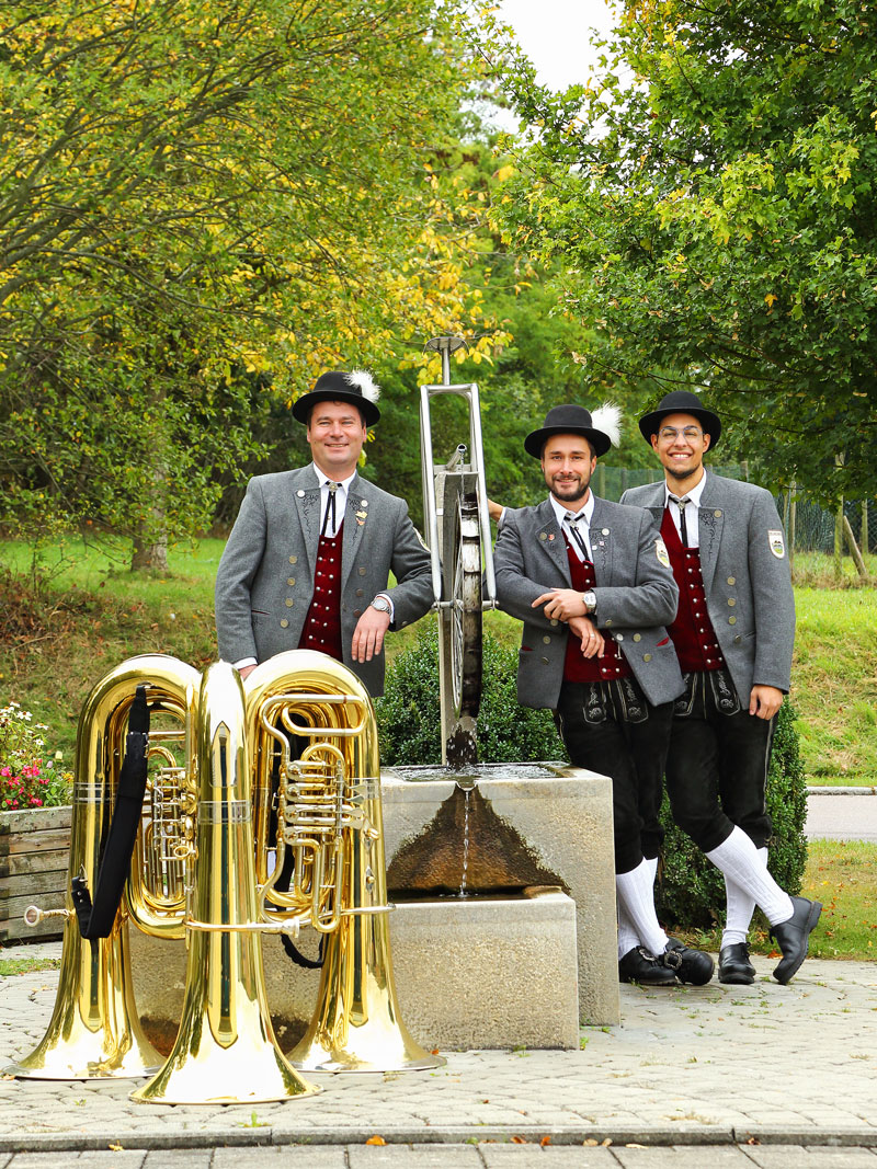 Bass, tiefes Blech, Tuba